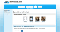 Desktop Screenshot of benedictinehighschool.net
