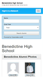 Mobile Screenshot of benedictinehighschool.net